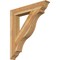 Ekena Millwork Funston Traditional Rough Sawn Bracket, Western Red Cedar, 6"W x 40"D x 44"H BKT06X40X44FST01RWR - alternate 1
